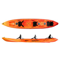 Triple Kayak - 16'2.4''-SF-RQA162-Blue/white color - Seaflo